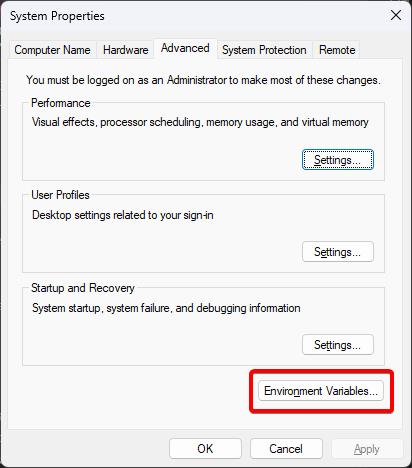 Environment variable how to - 2