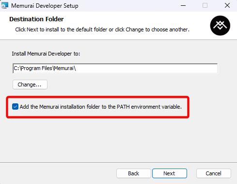 Memurai add to PATH environment variable