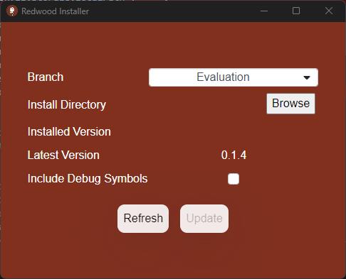 Redwood Installer default