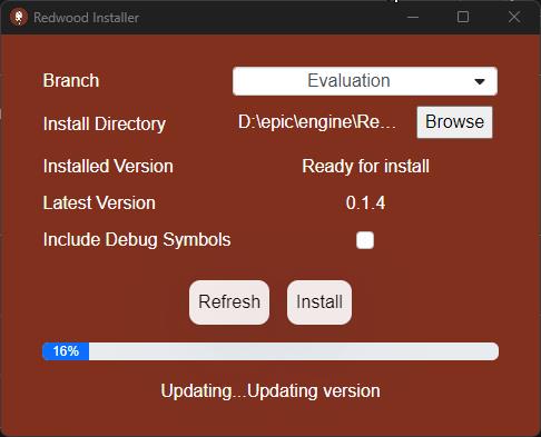 Redwood Installer - Updating Version